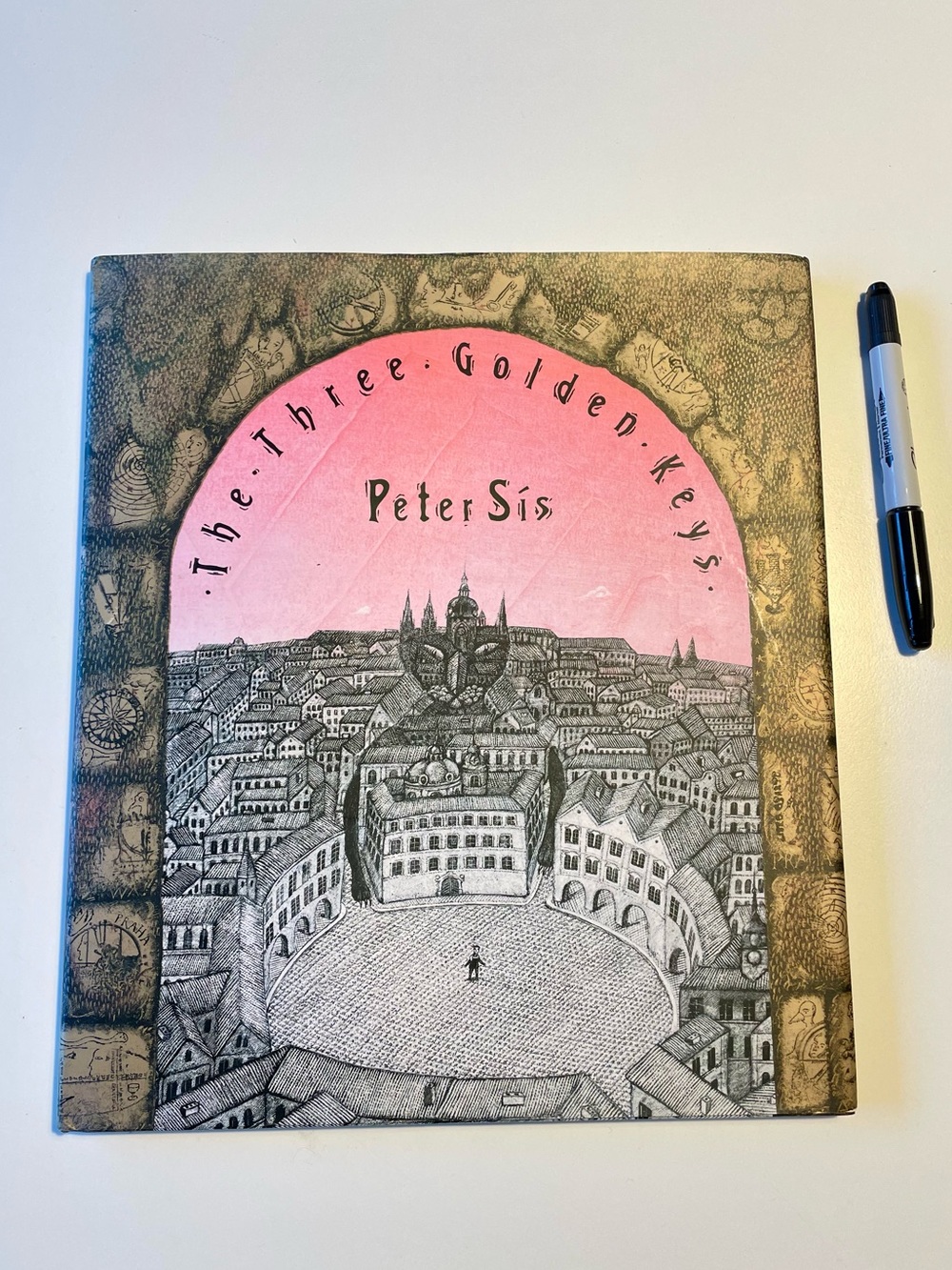The Three Golden Keys Hardcover Peter Sis Prague Travel Art Czech Legends